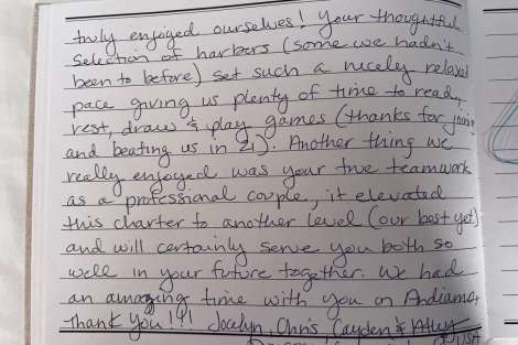 Review img # 29 of the yacht Andiamo Tutti