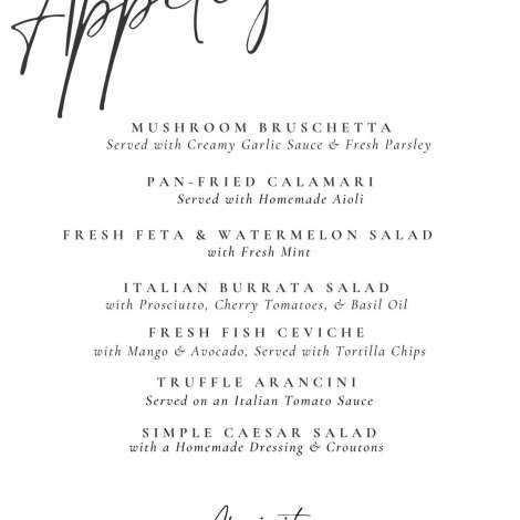 Food onboard APRICITY # 6