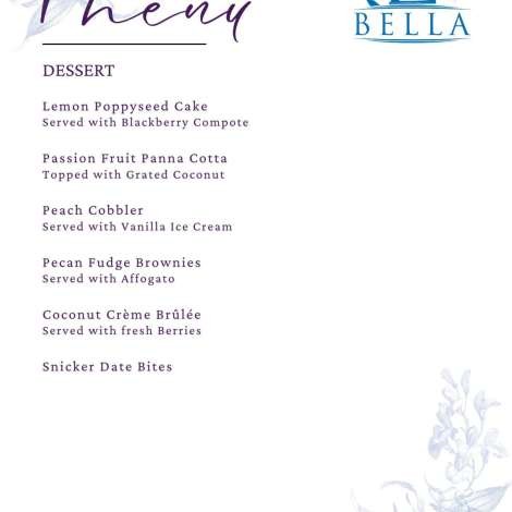 Food onboard BELLA # 4