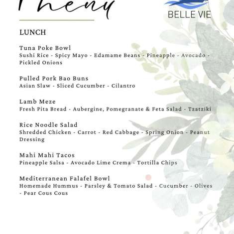 Food onboard BELLE VIE # 2