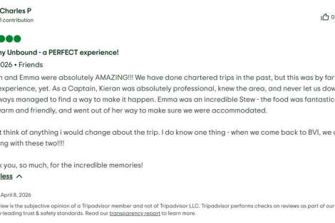 Review img # 3 of the yacht Destiny Unbound
