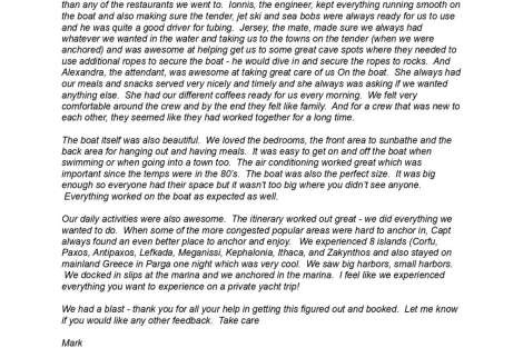 Review img # 1 of the yacht LA FENICE