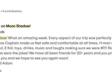 Review img # 28 of the yacht Moon Shadow