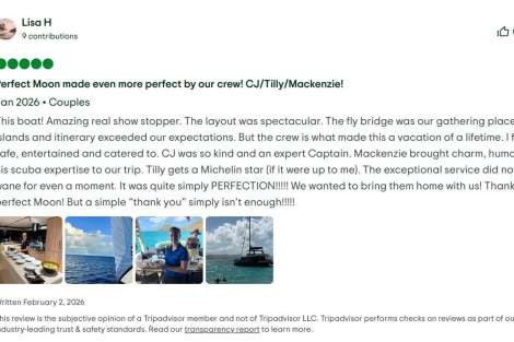 Review img # 5 of the yacht Perfect Moon