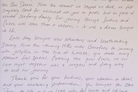 Review img # 9 of the yacht The Blue Dream